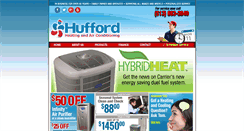 Desktop Screenshot of callhuffordheating.com