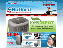 Tablet Screenshot of callhuffordheating.com